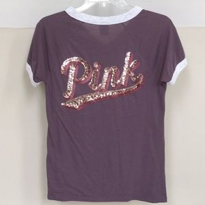 Sequined PINK top